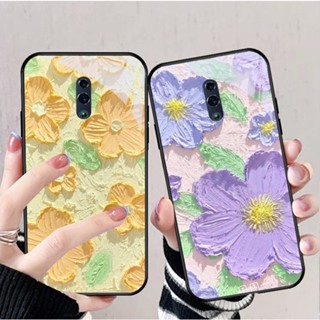 Dmy เคสโทรศัพท์มือถือกระจกนิรภัย ลาย 3D สําหรับ OPPO R17 R15 R9S R11S A5S A5 A15 A16 A16K A5 A9 A12e A7 A3S A31 A55 A54 A52 A74 A76 A83 A92 A93 A94 A95 A96 F11 pro F9 Find X3 X5