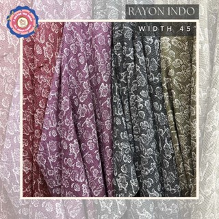 ผ้าเรย่อนอินโด (Rayon Indo) หน้าผ้า 45