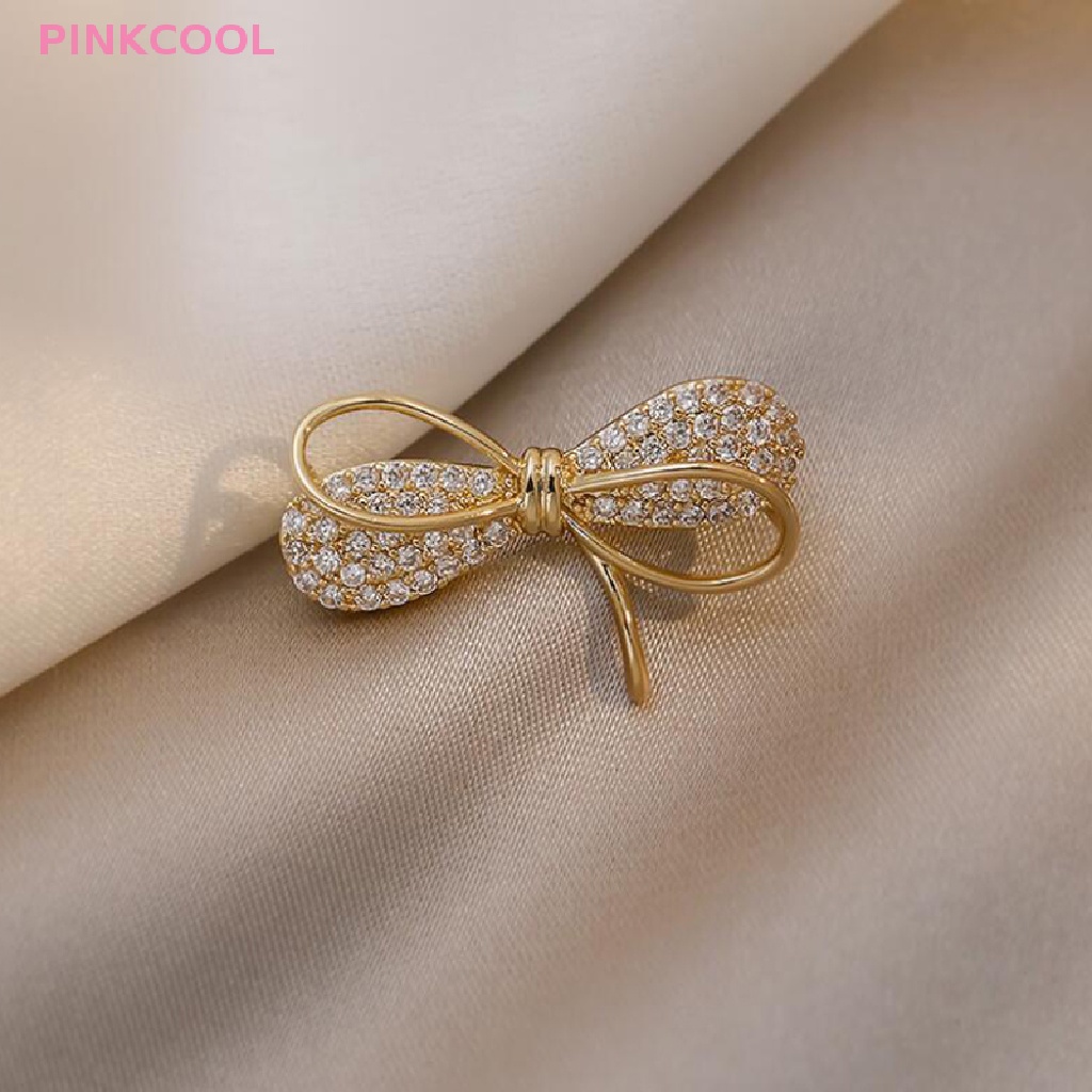 pinkcool-เข็มกลัดคริสตัล-รูปดอกทานตะวัน-ประดับโบว์-พลอยเทียม-เครื่องประดับ-สําหรับงานแต่งงาน-ปาร์ตี้