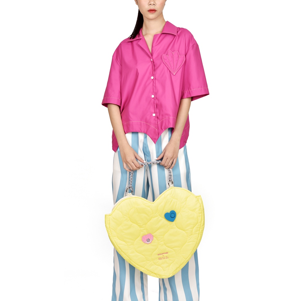 fill-in-the-bag-heart-shaped-nylon-bag-กระเป๋ารูปหัวใจ-มี-2-สี-เหลือง-ชมพู