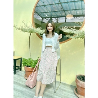ภาพขนาดย่อของภาพหน้าปกสินค้า(9.9 โค้ด BP100PAY ลด 25%) Yume Skirt กระโปรงลายดอกไม้ จากร้าน longsaidoo_ บน Shopee ภาพที่ 6