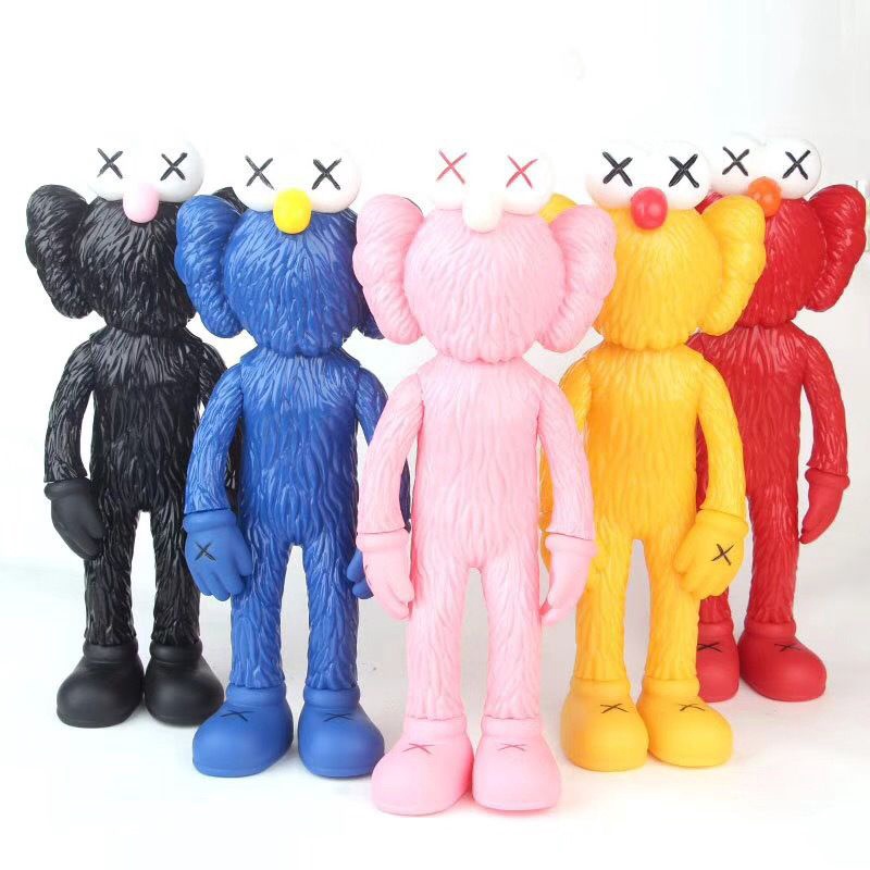 ของเล่นตุ๊กตา-pvc-kaws-exhibition-30-ซม