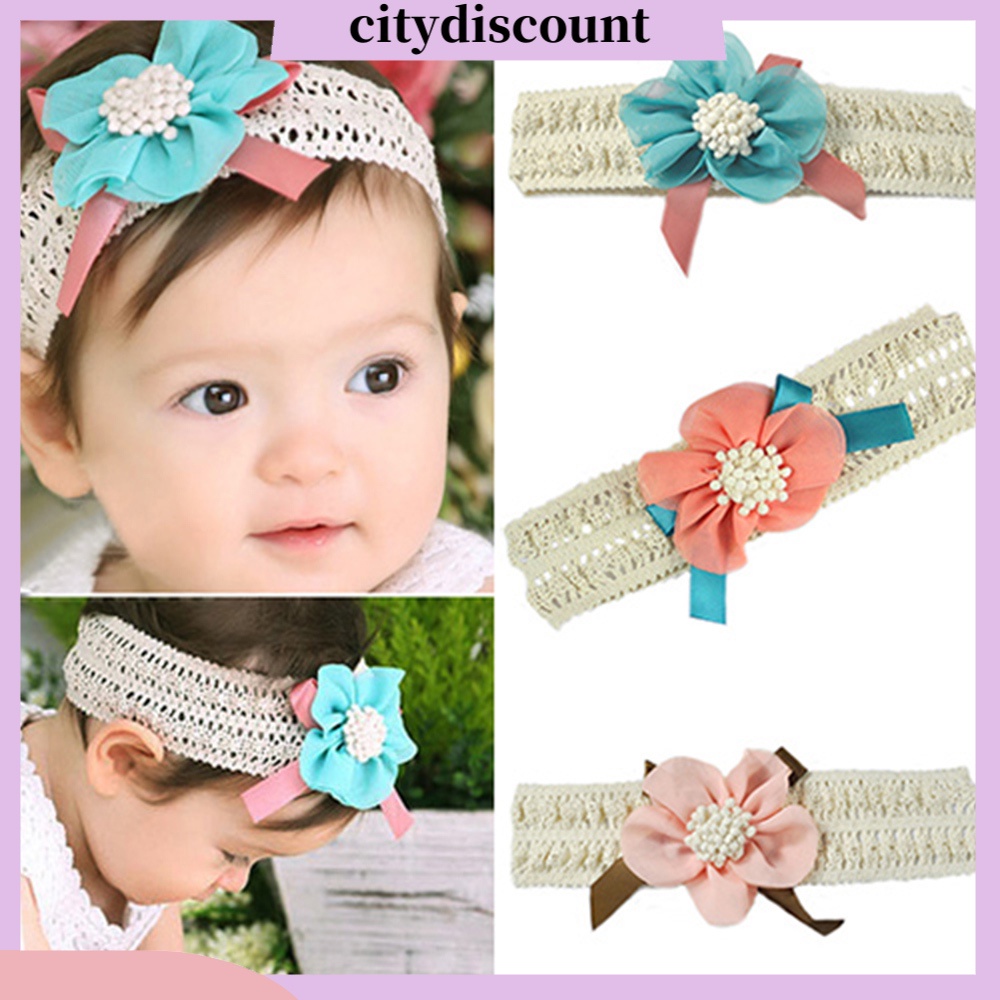 lt-citydiscount-gt-ที่คาดผมลายดอกไม้สำหรับเด็กผู้หญิง