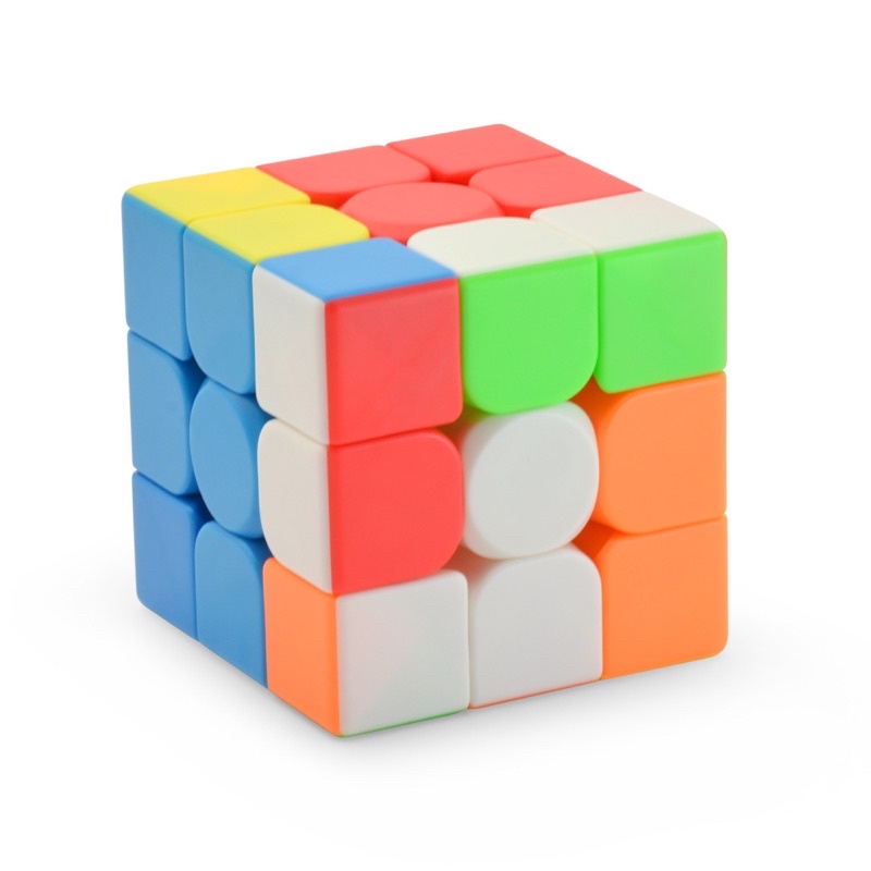 รูบิค3x3-ลื่นหัวแตก-สีขาวแบบเคลือบสี-รูบิด-ลูกบิด-ลูบิก-ของเล่นฝึกสมอง-สำหรับเกม-rubiks-cube