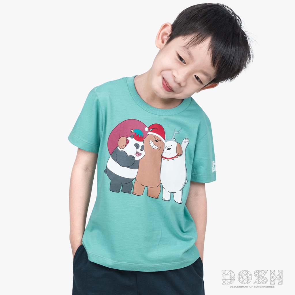 dosh-kids-unisex-t-shirts-we-bare-bears-เสื้อยืดคอกลม-แขนสั้น-เด็กชาย-เด็กหญิง-dbbbt5034-gr