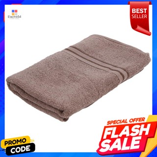 เบสิโค ผ้าขนหนูสีพื้น สีน้ำตาลอ่อน ขนาด 29 x 60 นิ้วBESICO Solid Color Towel Light Brown Size 29 x 60 inches