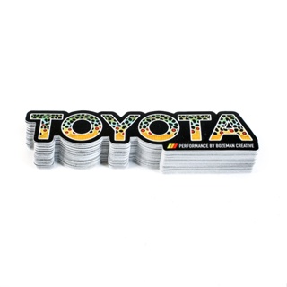สติกเกอร์ ลาย Toyota Trout - Fly Fishing สําหรับติดตกแต่ง