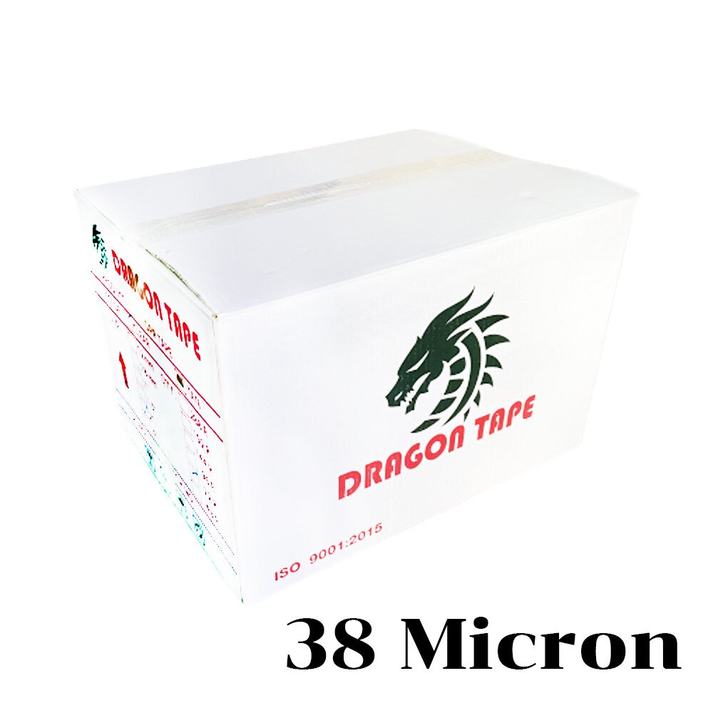 สินค้าคุณภาพ-ยกลัง-72-ม้วน-เทปกาว-เทปใส-38-ไมครอน-2นิ้วx100หลา-เทปปิดกล่อง-dragon-ใส-ขุ่น-opp-tape-2-x100y