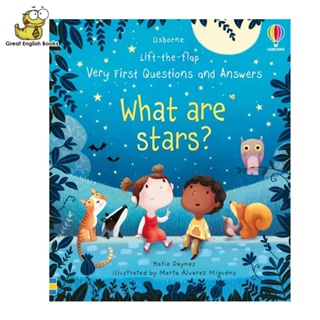 (ได้coinคืน10%)   พร้อมส่ง หนังสือ Usborne What are Stars? (Very First Lift-the-Flap Questions &amp; Answers)