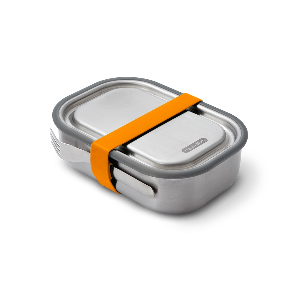 black-blum-กล่องใส่อาหาร-รุ่น-stainless-steel-lunch-box-large-orange
