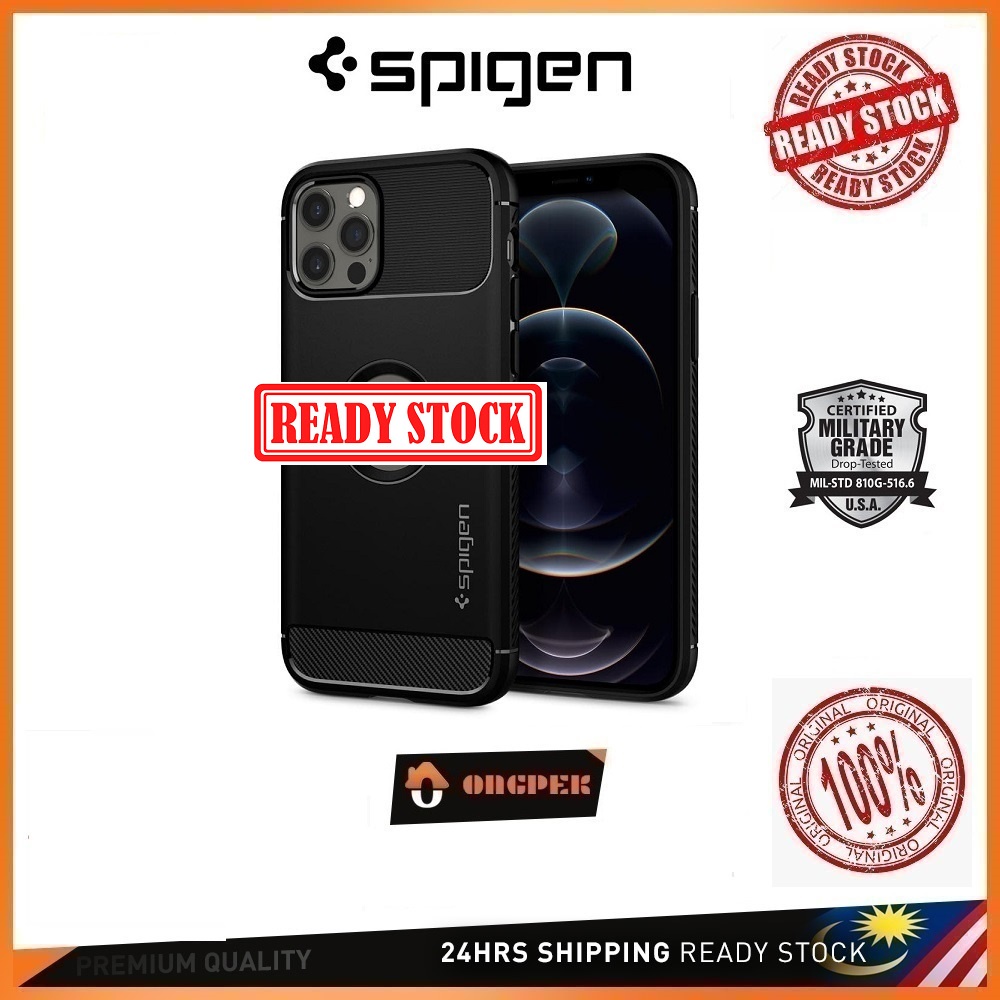 Spigen เคสโทรศัพท์มือถือ ทนทาน สําหรับ IPHONE 11 12 IPHONE 12 MINI IPHONE 12 PRO IPHONE 12 PRO