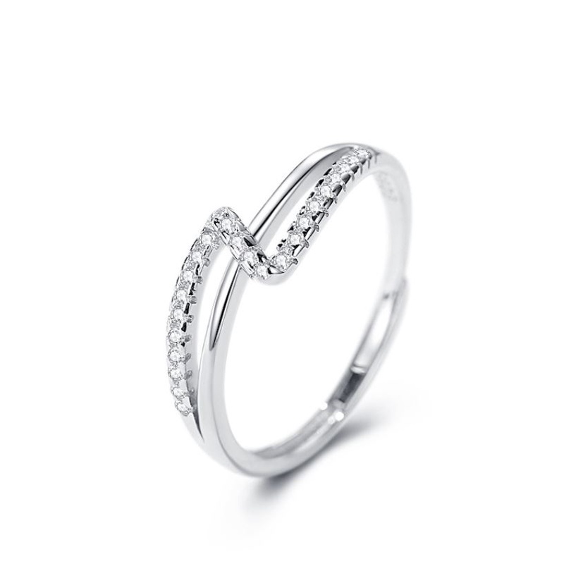 s925-thunder-ring-แหวนเงินแท้-ดีไซส์เป็นรูปสายฟ้า-ประดับ-cubic-zirconia-cz-สวยงาม-งานประณีต