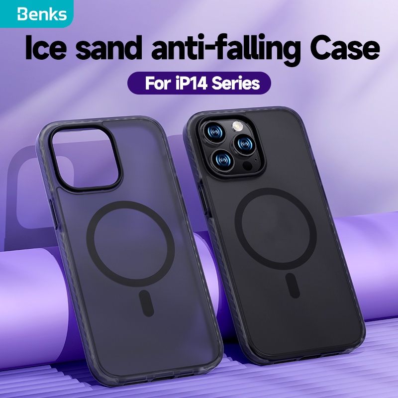 benks-official-เคสโทรศัพท์มือถือ-กันกระแทก-ลาย-benks-ice-sand-สําหรับ-iphone-14-plus-pro-max