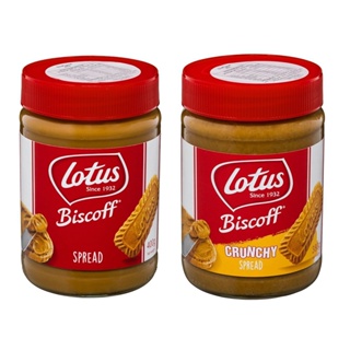 ภาพขนาดย่อของสินค้าแยม Lotus Biscoff Creme Spread 200g /400 g และ Crunchy 380 g แยมโลตัส เนยคุกกี้รสบิสกิต จากเบลเยียม