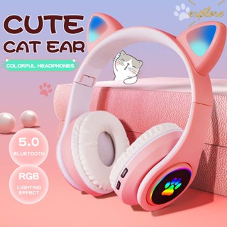 🐱P47Mหูฟังแมว🐱 หูฟังบลูทูธ P47 เสียงดี Wireless Bluetooth Stereo Headset หูฟังบลูธูทไร้สาย ของแท้ 100%