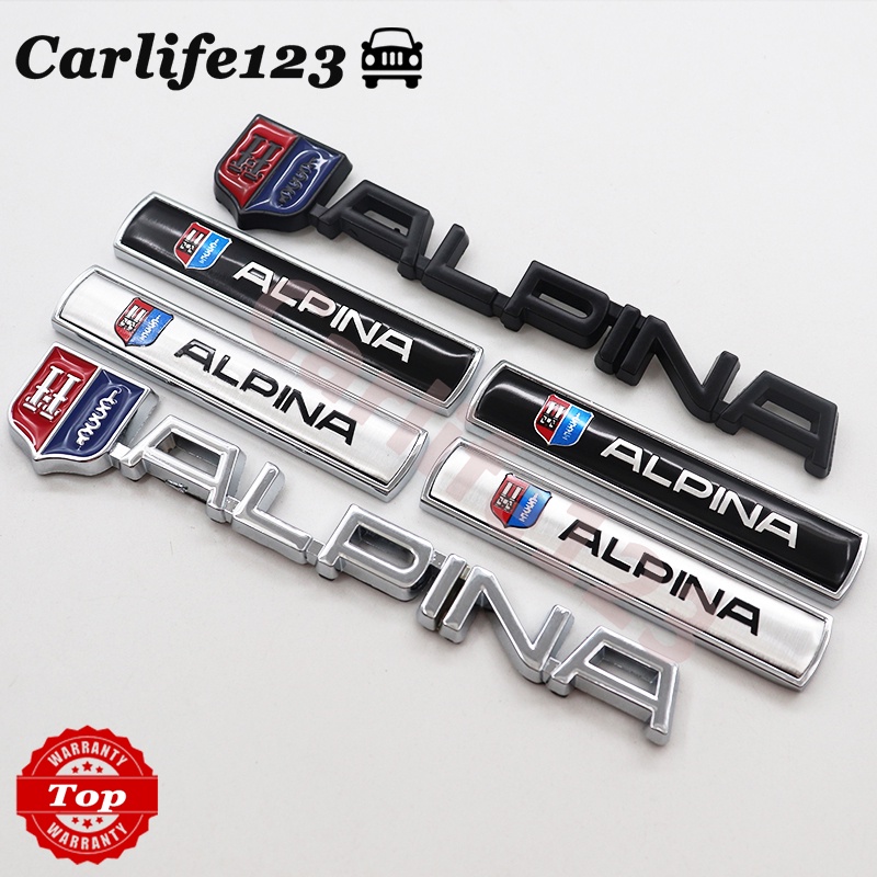 alpina-สติกเกอร์โลโก้โลหะ-สําหรับติดตกแต่งรถยนต์