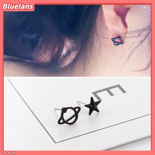 【 Bluelans 】 ต่างหูกระดุมรูปดาวเครื่องประดับแฟชั่น Unisex