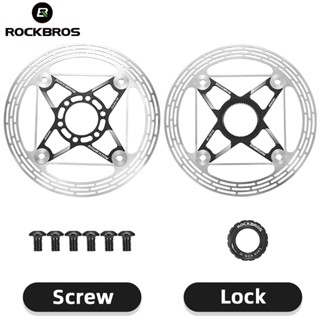 Rockbros ดิสก์เบรกไฮดรอลิค สเตนเลส 140 มม. 160 มม. สําหรับรถจักรยานเสือภูเขา