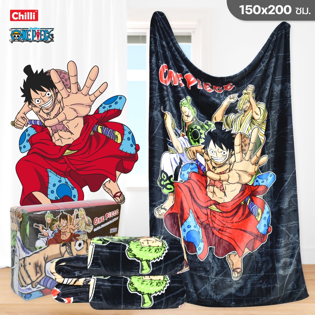 jhc-ผ้าห่มขนมิ้งค์-one-piece-2201-ลิขสิทธิ์แท้-100-นุ่มเฟร่อร์-ขนาด-150-200-cm