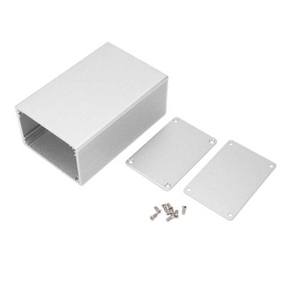 Aluminum Project Box Sandblasting Silver Waterproof Electronic Project Box Case Circuit Board