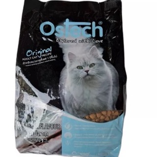 Ostech ออสเทค รสปลาทู 1 kg. อาหารแมว รสชาติใหม่ ถูกใจน้องแมว สำหรับแมว 1 ปีขึ้นไปทุกสายพันธุ์