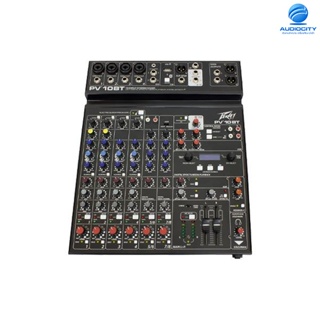 PEAVEY PV10BT มิกเซอร์ 10-channel Compact Analog Mixer with Bluetooth Connectivity