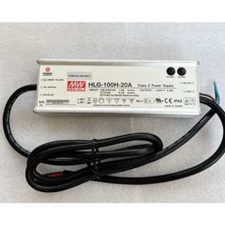 Mean Well  รุ่น HLG-100H-20A  Power Supply 20V 4.8A  Made  in TAIWAN รุ่น HLG-100H-20A ของดีราคาถูก รับประกัน15วัน