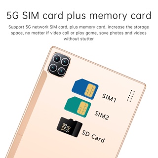 ภาพขนาดย่อของภาพหน้าปกสินค้า2022 ใหม่ล่าสุดแท็บเล็ตพีซี 12 + 512GB 5G อินเทอร์เน็ตแท็บเล็ตพีซี 8.1/10.1 นิ้วบางเฉียบราคาถูกแท็บเล็ตพีซีรองรับ 2 ซิมก จากร้าน za0dqjdrke บน Shopee