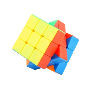 รูบิค2X2 3x3 ลื่นหัวแตก สีขาวแบบเคลือบสี รูบิด ลูกบิด ลูบิก ของเล่นฝึกสมอง สำหรับเกม Rubiks Cube