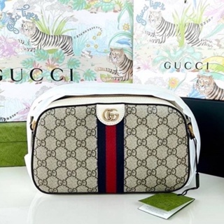 New‼️ Gucci ophidia GG camera bag ขาว