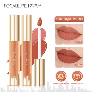 Focallure #Modernurban ลิปสติก ลิปกลอส เนื้อแมตต์ กันน้ํา ติดทนนาน FA425