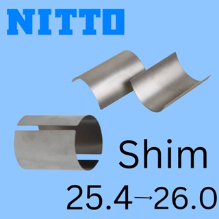Nitto Stainless Shim เเปลงเเฮนด์ 25.4 เป็น 26.0mm