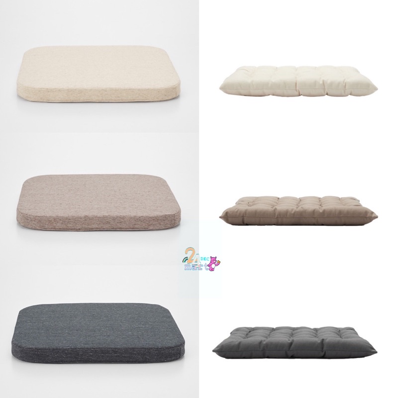 muji-มูจิ-เบาะรองนั่งทรงเหลี่ยม-seat-cushion-square-charcoal-36-36cm-muji-มูจิ-เบาะรองนั่งผ้าฝ้าย