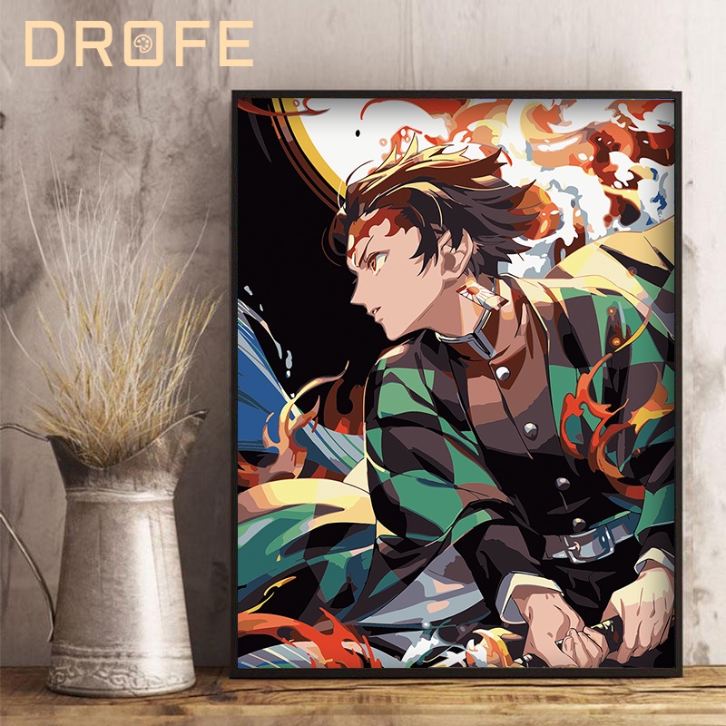 drofe-40-50-ซม-ไม่มีกรอบ-ภาพวาดการ์ตูนอนิเมะ-ระบายสีตามตัวเลข-ไร้กรอบ-สําหรับตกแต่งผนังบ้าน