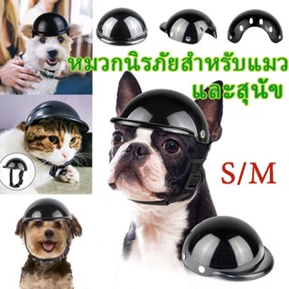 ✨COD 🐕พร้อมส่ง🐾หมวกกันน็อคสุนัข หมวกสัตว์เลี้ยง แมว หมา