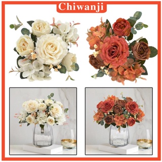 [Chiwanji] Artificial Flowers Bouquet Bridal Bouquet Fake Flower Wedding Bride Bouquet