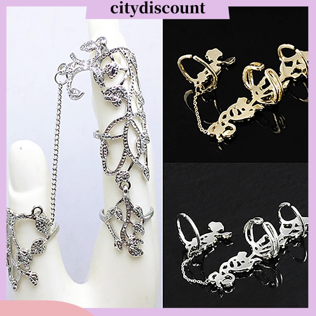 lt-citydiscount-gt-city-สร้อยข้อมือ-แหวนลายดอกกุหลาบ-สําหรับผู้หญิง