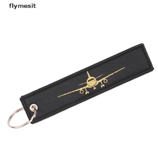 Flymesit พวงกุญแจป้ายแท็ก ปักลาย ถอดออกก่อนบิน สําหรับห้อยกระเป๋าเดินทาง เครื่องประดับ รถจักรยานยนต์ รถยนต์ EN