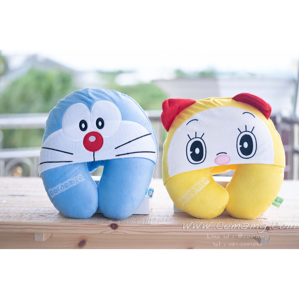 หมอนรองคอมีหมวก-โดเรมอน-amp-โดเรมี่-ในเรื่องdoraemon