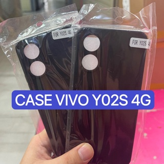 TPU CASE เคสวีโว่ Vivo Y02S 4G เคสซิลิโคน เคสนิ่ม สวยและบางมาก เคสสีดํา VIVO Y02s [ ส่งจากไทย ]