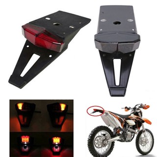 Universal 12V Motorcycle LED Rear Fender Brake Tail Light Off Road Dirt Enduro Bike Turn Signal Rear Lamp Waterproof Low