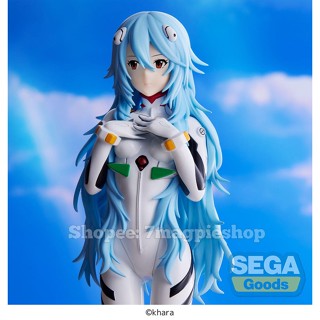 Lot JP🇯🇵 SEGA SPM Rei Ayanami Long Hair ver Evangelion 3.0+1.0 Thrice Upon a Time Figure