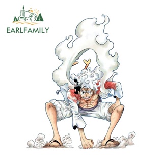 Earlfamily สติกเกอร์ ลายการ์ตูนอนิเมะ One Piece 13 ซม. x 10.5 ซม. สําหรับตกแต่งแล็ปท็อป กีตาร์ DIY