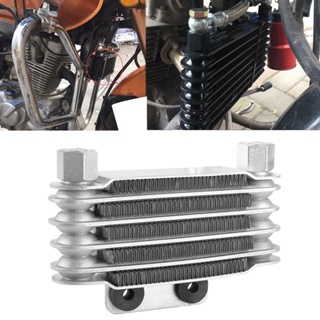 Aries306 5 Row Universal Engine Oil Cooler Cooling Radiator Replacement for 125-250CC Motorcycle Dirt Bike ATV