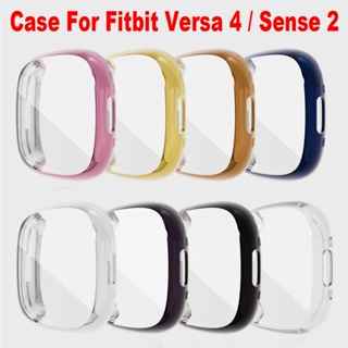 เคสซิลิโคน ป้องกันหน้าจอ สําหรับ Fitbit Versa 4 / Sense 2