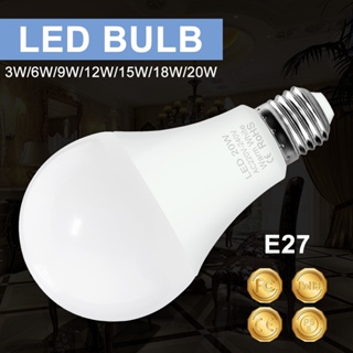 หลอดไฟ LED E27 220V ประหยัดพลังงาน 6W 9W 12W สําหรับบันได ทางเดิน