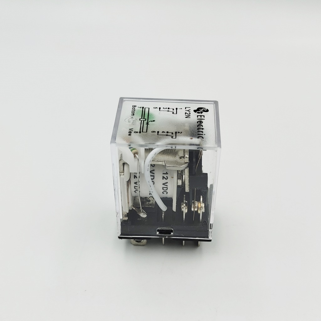 MODEL:LY-2N/PNC RELAY 8PIN 10A รีเลย์8ขา คอนแทก:2NO 2NC แรงดันไฟฟ้า ...