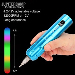 Jupitercamp ปากกาสักโรตารี่ไร้สาย 1900mAh Rca ปรับได้