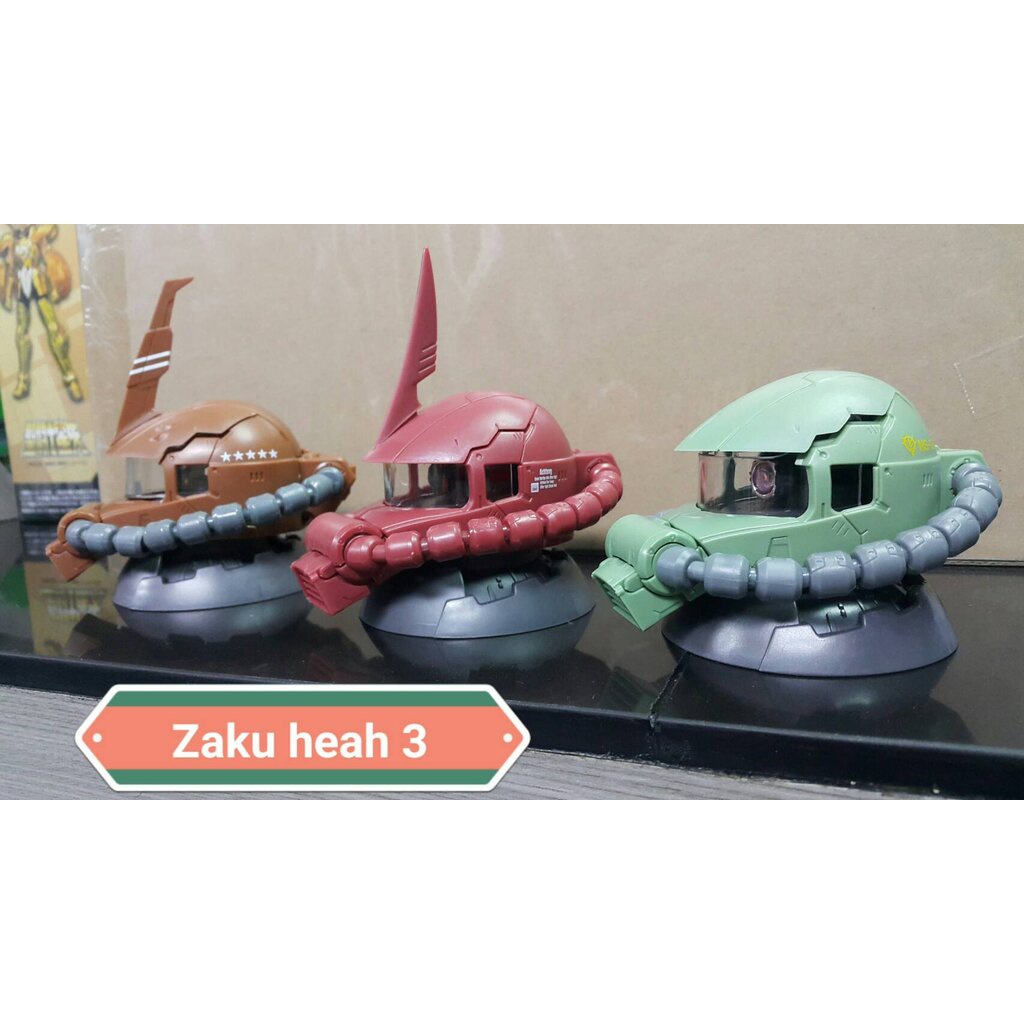 601202 GD EXCEED MODEL ZAKU HEAD 3 (3หัว/set) | Shopee Thailand