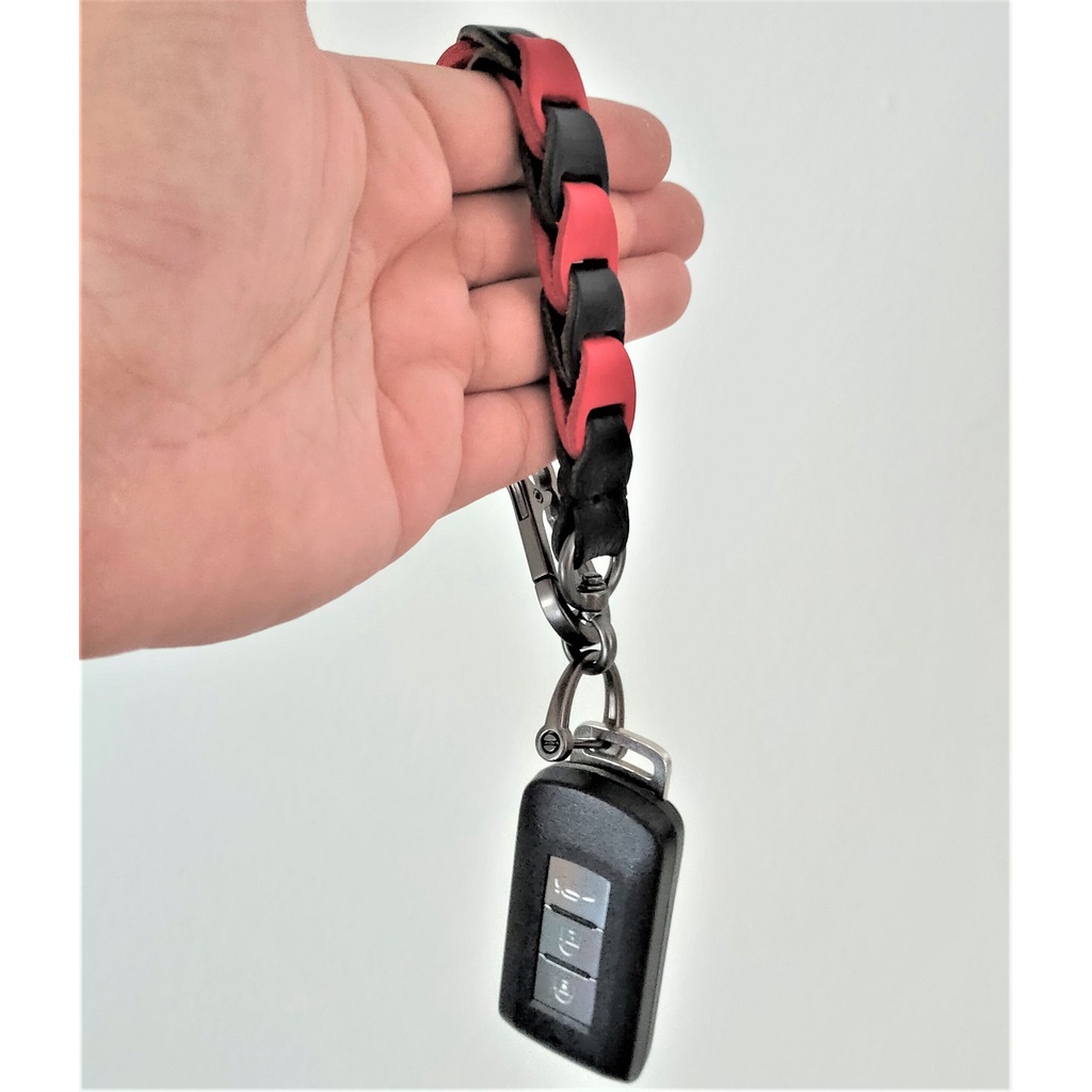 barel-handman-แถมไขควง-พวงกุญแจ-พวงกุญแจรถยนต์-รีโมท-พวงกุญแจเท่ๆ-หนังแท้-คล้องเข็มขัด-คล้อง-เอว-hm-kc-07